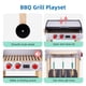 thumbnail image 4 of Parrilla de juguete Play Barbecue Toy Grill OOOK de madera para niños con comida y herramientas para mayores de 3 años, 4 of 9