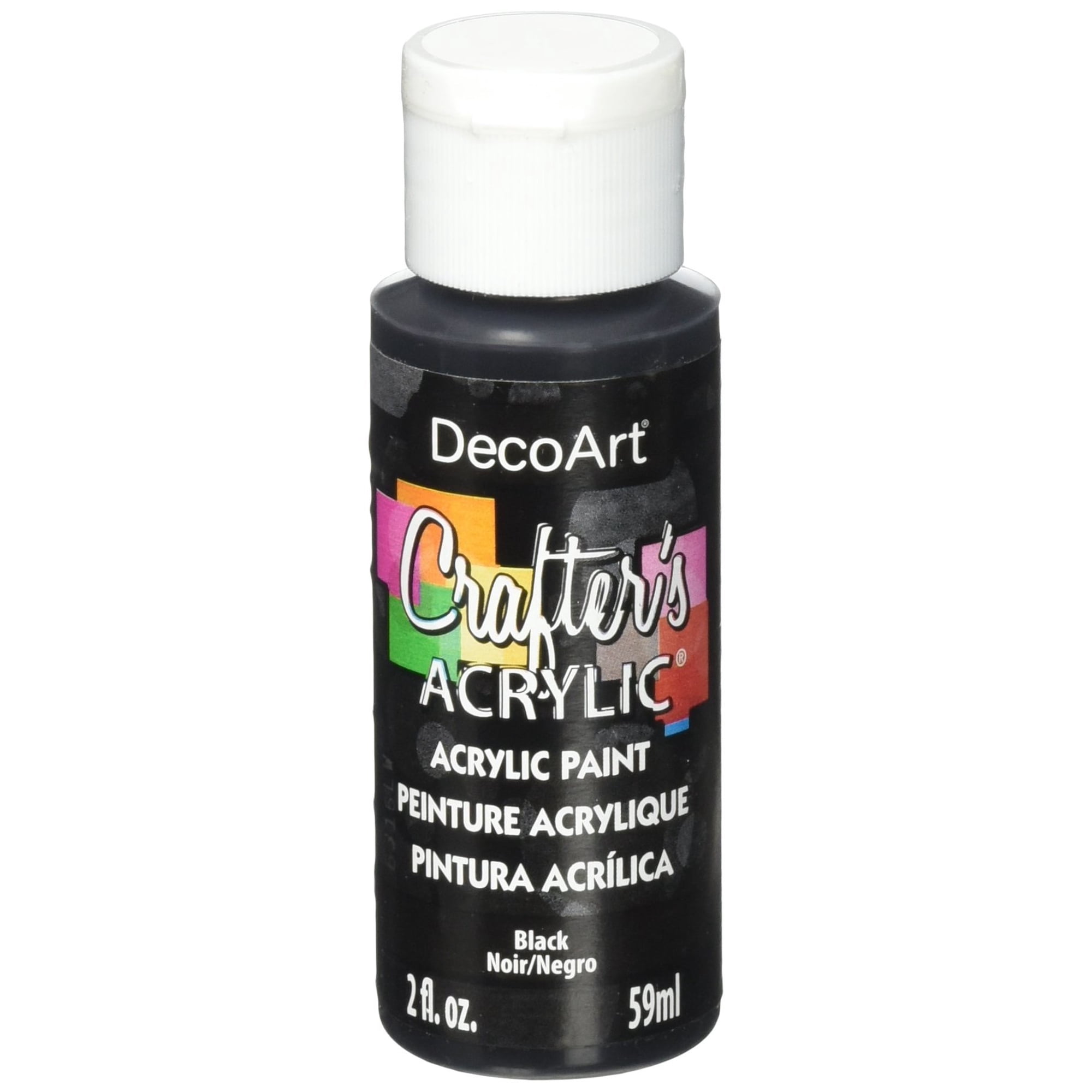 Pintura Acrílica Decoart Crafter's 60 Ml Negra