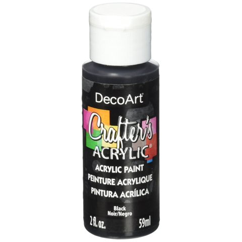 Pintura Acrílica Decoart Crafter'S 60 Ml Negra