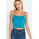 thumbnail image 1 of Top Camisola de Punto Cepillado de Dos Capas con Tiras Elásticas Color Turquesa 'm, 1 of 5