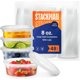 thumbnail image 1 of Deli Containers with Lids 48 Sets 8 oz. Small Plastic So, 1 of 3