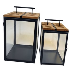 Genérico - Set 2 Portavelas Diseño Moderno Decorativo Adorno Hogar Jhn