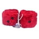 thumbnail image 4 of 2 Uds., Dados De Espejo, Modelo De Dados Colgantes Suaves Para Decoración De Adornos, Rojo, 4 of 5