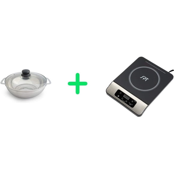 Cocina de Inducción Mr. Induction SR-1885SS-42B + Pote 3.5L