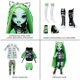 thumbnail image 5 of Muñeca de moda Rainbow High Neon Shadow Harley Limestone, 5 of 7