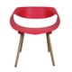 thumbnail image 1 of Silla Diseño Comedor Twist Roja, 1 of 3