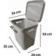thumbnail image 2 of Canasto ropa organizador con tapa rectangular, 2 of 3