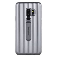 Funda Protectora Militar Con Soporte Para Samsung Galaxy S9+ Plata