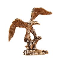 Bothyi - Figura De Águila, Colección De Adornos De Escritorio, Ilustraciones De Latón Para Estantería De Oficina