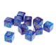 thumbnail image 3 of 10 Uds. Dados De 6 Caras D6 Dados Poliédricos Para Juegos De Mesa De Mazmorras Y Dragones Azul Púrpura, 3 of 3