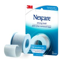 Cinta Adhesiva Nexcare Strong Hold, Sin Dolor, 2,54 Cm X 3,66 M