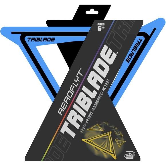 Boomerang WAHU Aeroflyt Triblade naranja de vuelo rápido