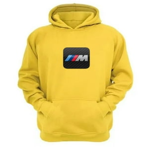 Genérico - Polerón Canguro Im Bmw Amarillo Talla M Unisex