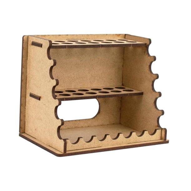 Soporte De Madera Para Pinceles, Organizador De Escritorio Versátil Para Herramientas De Arte Y Manualidades, Bolígrafos