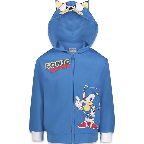 Sudadera con capucha SEGA Sonic The Hedgehog Little Boys Fleece Blue 6