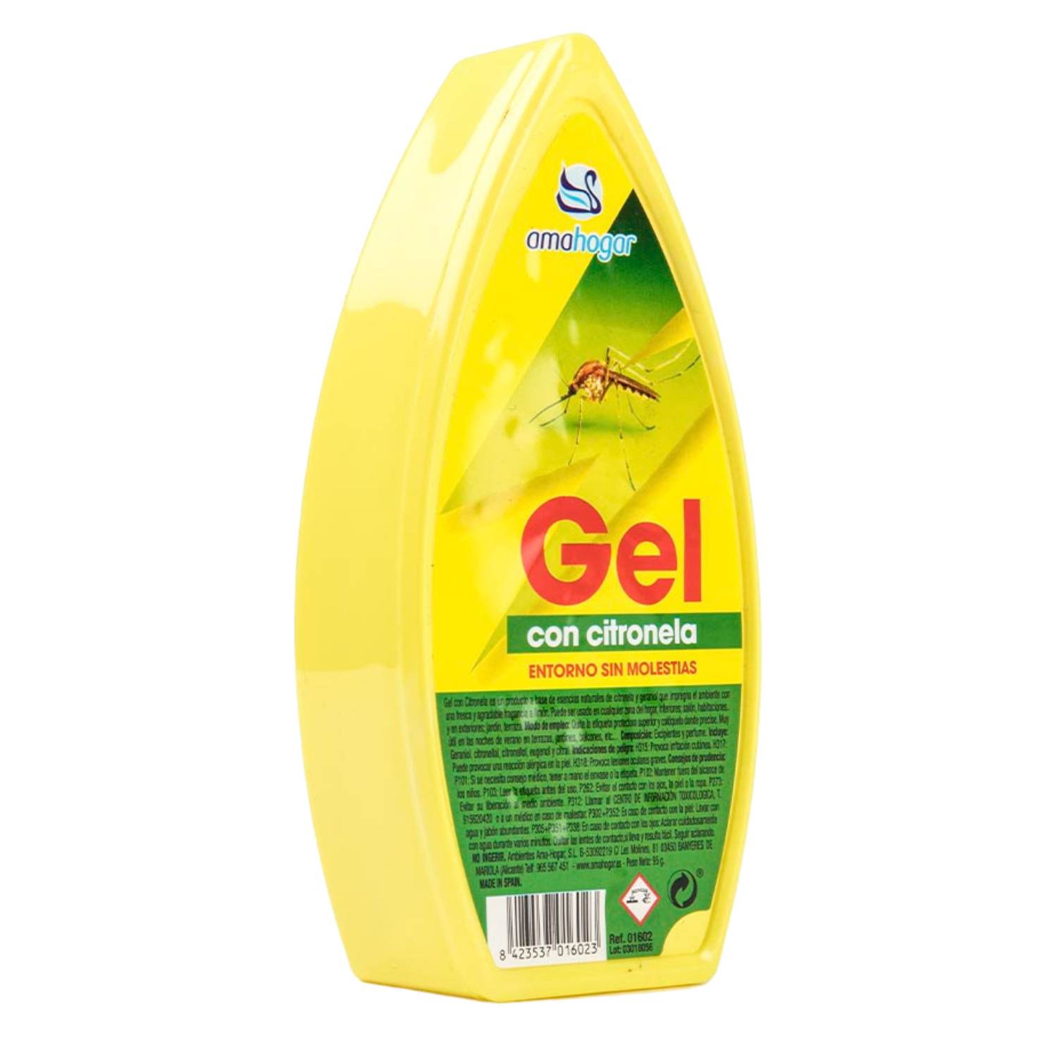 Ambientador Gel Citronela Anti Insectos - Amahogar