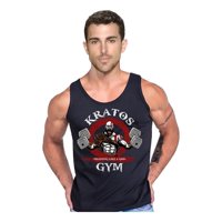 Persodesign - Polera Kratos Gym Musculosa Tank Algodon Talla S Negro Hombre