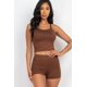 thumbnail image 1 of Conjunto De Top De Tirantes Y Shorts Con Espalda Abierta, 1 of 2