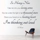 thumbnail image 2 of Decomural Thinking Out Loud Ed Sheeran Song Lyric WS-40941, 2 of 2