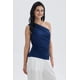 thumbnail image 2 of Polera Mujer Con Botones Azul Oscuro, 2 of 4