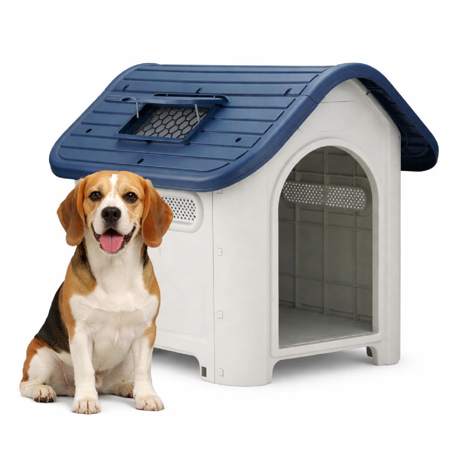 Petwoow - Casa De Perro Mascota Skylight 75x59x66 M