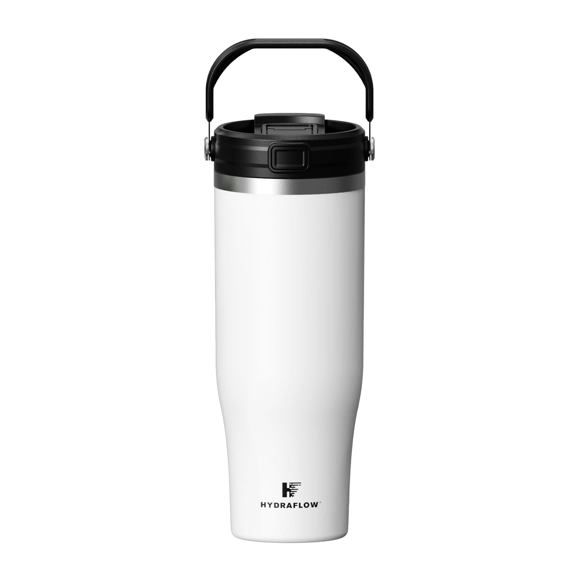 Vaso De Viaje Hydraflow De Acero Inoxidable Con Aislamiento De 1,2 L, Color Blanco