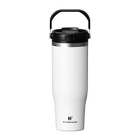 Vaso De Viaje Hydraflow De Acero Inoxidable Con Aislamiento De 1,2 L, Color Blanco