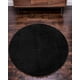 thumbnail image 4 of Alfombra Redonda 150cm X 150cm Decorativa Color Negro, 4 of 4