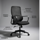 thumbnail image 2 of Silla Escritorio Ergonómica Assen Studio Ajustable, 2 of 3