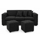 thumbnail image 4 of Living Venus 3 Cuerpos + 2 Pouf Negro, 4 of 4