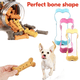 thumbnail image 3 of Juego de cortadores de galletas con forma de hueso de perro, cortadores de galletas caseras para perros, recubiertos con PVC suave para mayor protección., 3 of 5