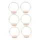 thumbnail image 1 of 6x Central Floral Hoop Piece Con Wood Stand Wedding Wedding For Party Festival Dia 15cm, 1 of 5