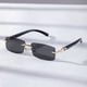 thumbnail image 2 of Gradient Rimless Sunglasses for Men and Women - UV400 Sun Shades for Summer Beach Vacations and Travel, 2 of 5