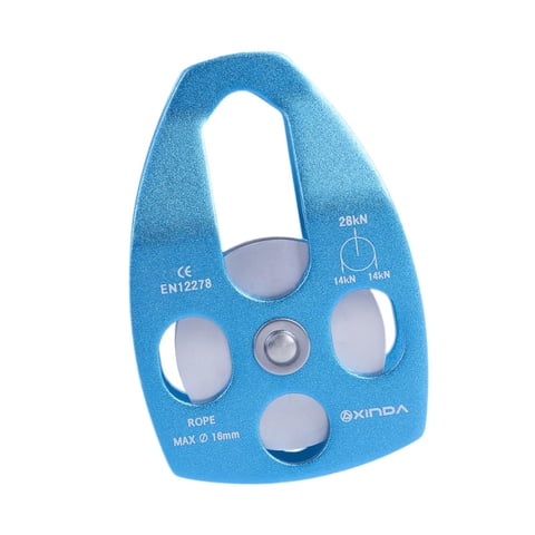 Ioensy - Polea De Escalada Polea Lateral De Rescate De Alta Resistencia Para Elevación, Arrastre Y Rapel