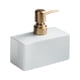 thumbnail image 5 of Dispensador De Jabón De Cerámica Moderno Botella De Loción Recargable Decoración Del Hogar Baño Blanco, 5 of 6