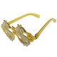 thumbnail image 5 of Divertido Brillo Us Dólar Ojo Gafas Disfraz Dinero Fiesta Festiva Vestido De Lujo, 5 of 5