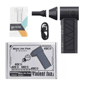 Genérico - Mini Soplador A Turbina ""Violent Fan"" Brushless - ¡Potencia Extrema Y Portabilidad Usb!