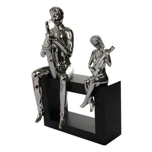 Mallorca - Figura Decorativa Músicos Silver