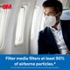 thumbnail image 4 of Protector facial 3M Filtering Barrier, suave y transpirable, paquete de 20, 4 of 7