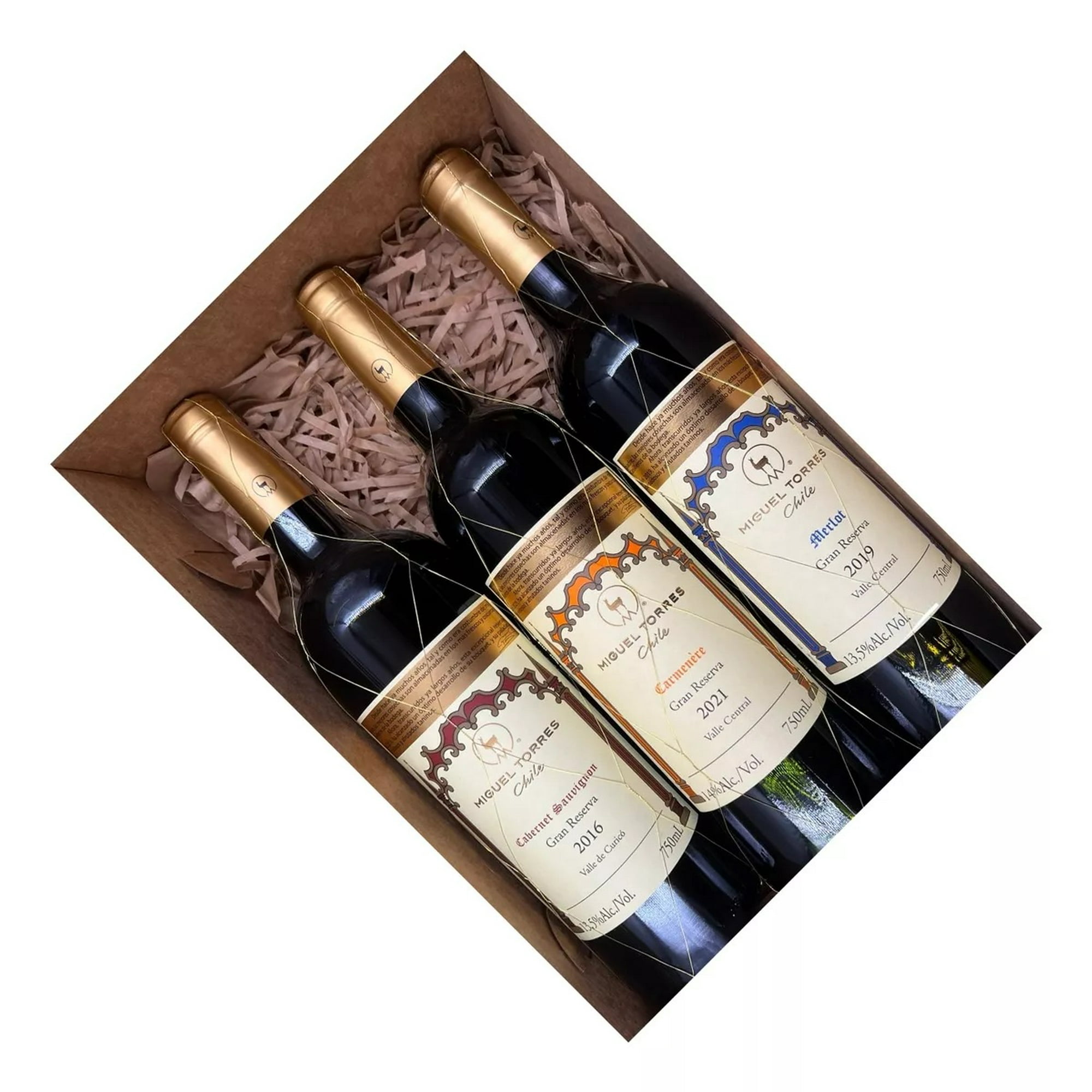 Pack Regalo Dia Del Padre 3x Vino Miguel Torres Gran Reserva