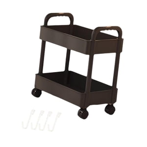 Bothyi - Carro Rodante, Estante Móvil Portátil De 2 Niveles Para Comedor, Dormitorio De Granja