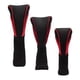 thumbnail image 4 of Fundas Para Cabezas De Golf, Duraderas Y Transpirables, De Madera, Color Negro Y Rojo, 3 Uds., 4 of 4