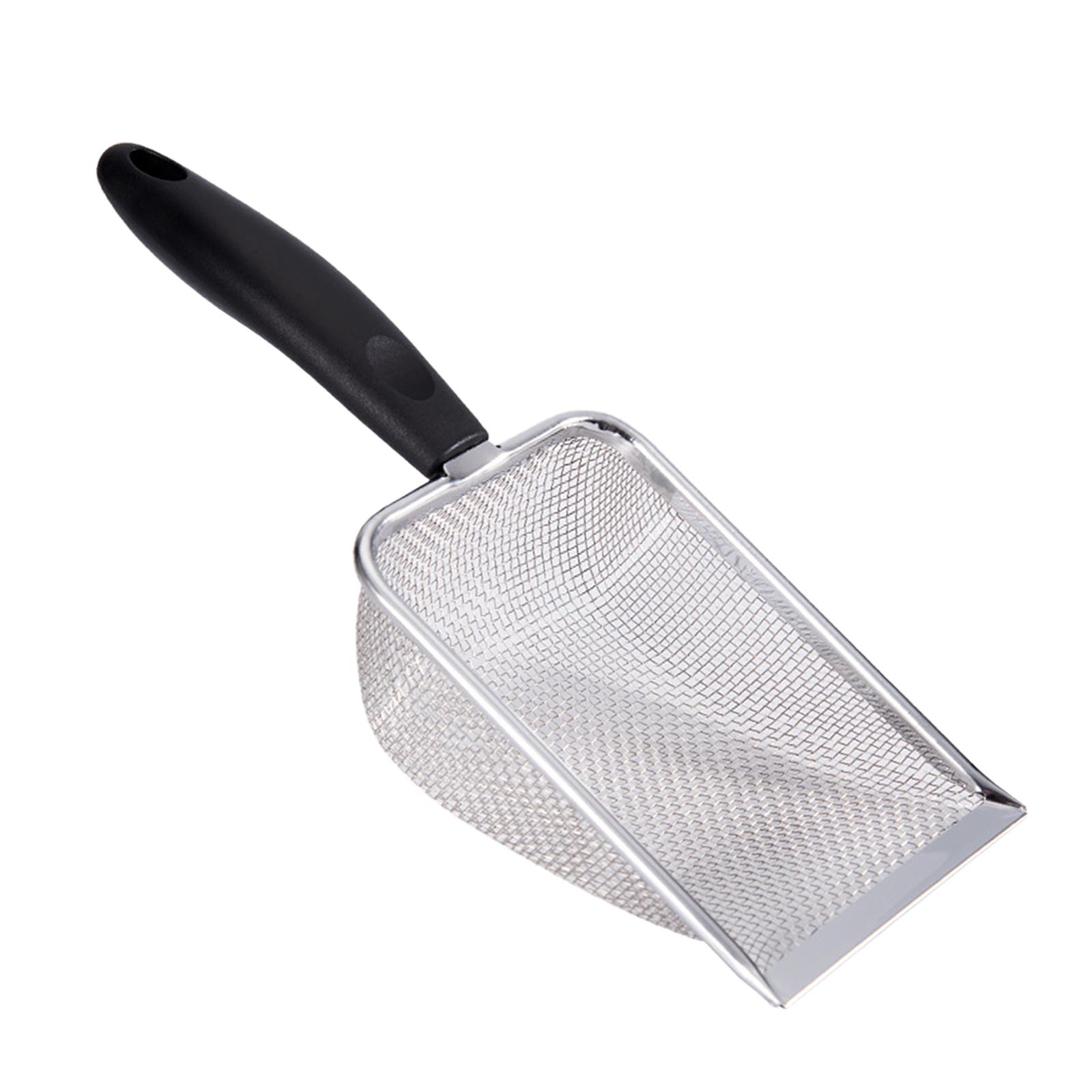 Magideal - Arena Para Gatos, Limpiador De Cucharas Para Arena Para Gatos, Cuchara Portátil Con Asa, Bandeja Para Arena Para Gatos Para Acuario De Hámster, Perro 43 Mm X 43 Mm