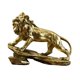 thumbnail image 1 of Estatua De León De Escritorio, Figura En Miniatura De León Moderna Para Granja, Oficina, Escritorio, Dorado, 1 of 5