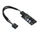 thumbnail image 5 of Placa Base USB 2,0, Cabezal De 9 Pines, 1 A 3, Cable Conector LED Para Ventilador De Concentrador De Extensión, 5 of 5