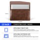 thumbnail image 2 of Funda para portátil cpnvwa de 33 cm en cuero para MacBook, 2 of 7