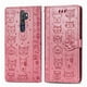 thumbnail image 1 of Funda Cartera FOXDOCK para OPPO A5 2020 / A9 2020 , Flip PU con Relieve de Gatos y Perros, Tarjetero y Soporte, 1 of 6