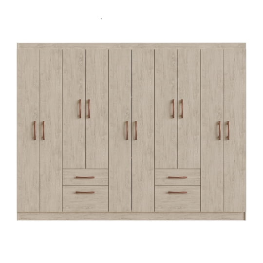 Di Poretti Design - Clóset Mili 10 Puertas 2 Cajones Mdf Arena