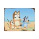 thumbnail image 1 of Bluey Cartel Metálico, Decoración de Pared de Cartel Metálico Personalizado para Regalos de Fans, Amigos, Familia y Amantes 20*30CM, 1 of 6