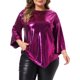 thumbnail image 1 of Agnes Orinda Conjuntos de Halloween para Mujeres Blusa Brillante de Talla Grande para Escuela y Universidad, 1 of 6